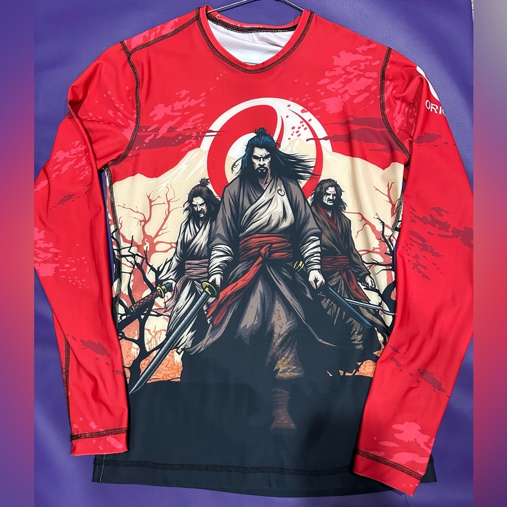 Origin Samurai BJJ JIUJITSU Rashguard Men’s Size XL